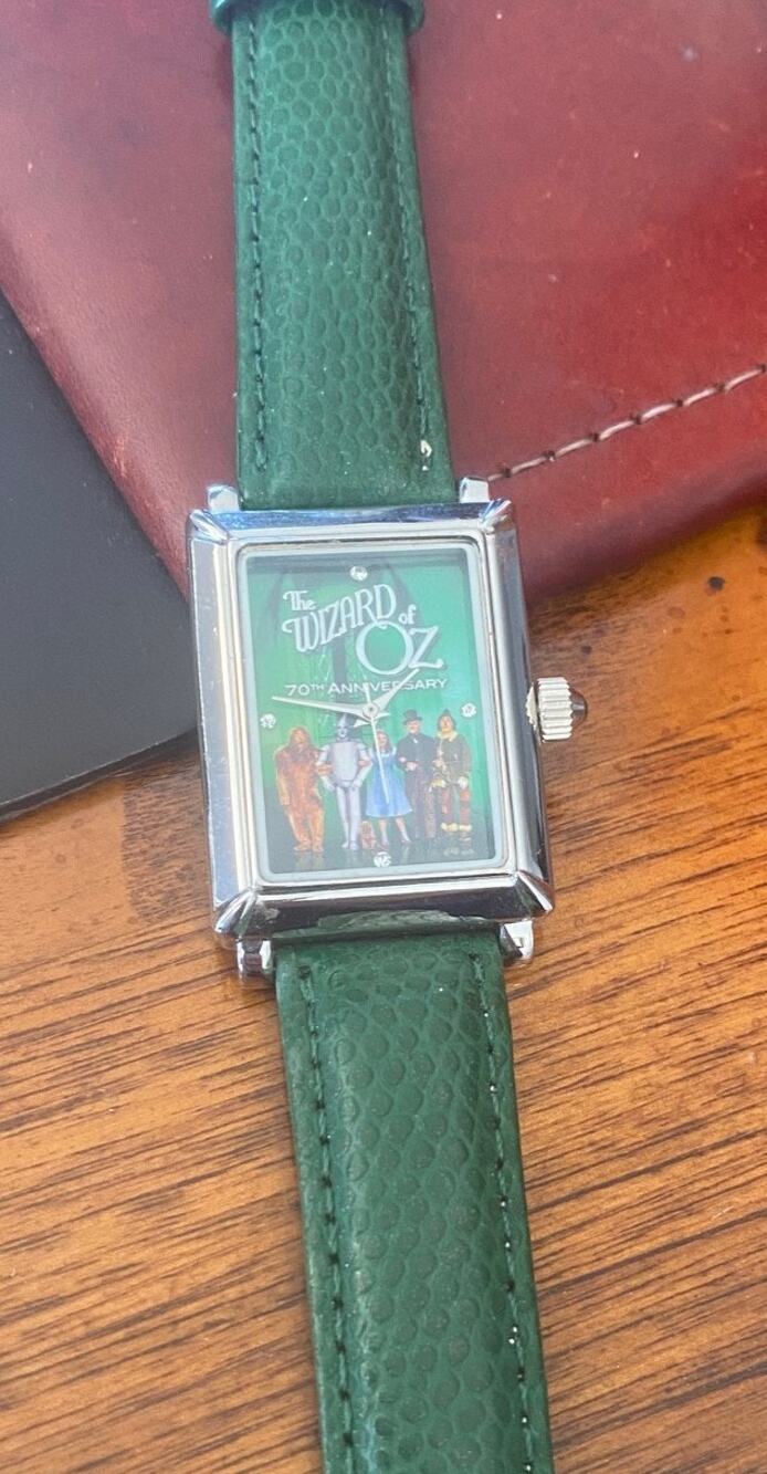 Women's Silver Tone Wizard of Oz 70th Anniversary Watch by Turner